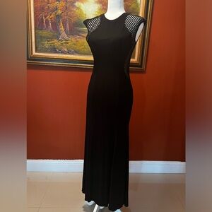 147.Macys Escape black gown